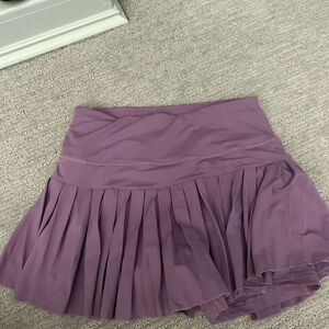 Pleated Purple Skirt